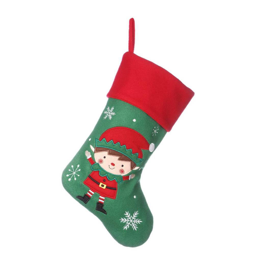 personalised-elf-christmas-stocking-for-boys-by-dibor