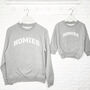 Homies Matching Dad And Child Sweatshirts, thumbnail 3 of 4