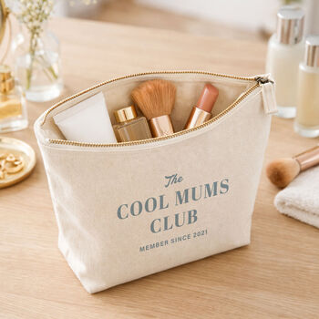 Personalised Makeup Travel Bag Gift For Mum Cool Mums Club, 3 of 6
