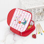 Personalised Circus Themed Red Lunch Bag, thumbnail 2 of 10