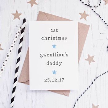 Personalised '1st Christmas As' Parents Card, 2 of 3