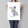 Personalised Skateboarder Rough Sketch Print, thumbnail 1 of 4