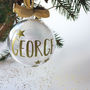 A Personalised Christmas Tree Bauble, thumbnail 1 of 12