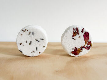 Relaxing Two Piece Mini Shower Steamer Gift Set, 2 of 2