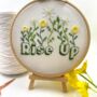 Rise Up Beginners Embroidery Kit, thumbnail 3 of 12
