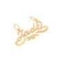 Personalised Script Heart Name Pendant Charm, thumbnail 5 of 10
