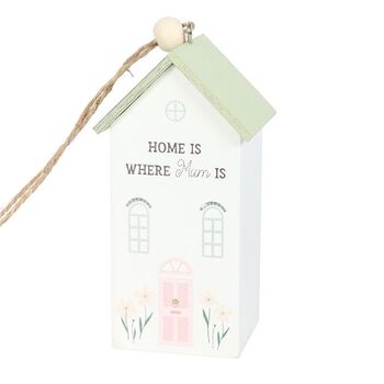 Home Is Where Mum Is Hanging House Decoration | Mother's Day Gift, 2 of 2