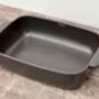 Grey Rectangular Baking Dish With Handles, 33.5cm, thumbnail 1 of 3