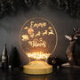 Christmas Night Lamp, Personalised Xmas Gift, thumbnail 1 of 5