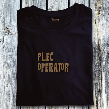 Guitar Shirt Gift For Guitarists 'Plec Operator', 2 of 2