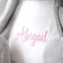 Personalised Grey Bunny Soft Toy, thumbnail 5 of 5