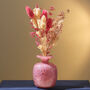 Vintage Mid Century Mottled Studio Glass Vase Pink, thumbnail 1 of 3