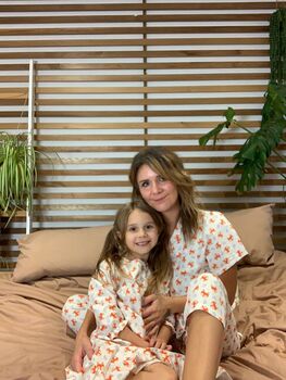 Ladies Cotton Pyjamas Cute Fox Matching Family Pyjamas, 5 of 5