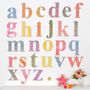Hand Stained Wooden Alphabet Rainbow Letters, thumbnail 2 of 9