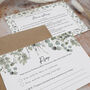 Willow Wreath Wedding Invitation, thumbnail 4 of 4