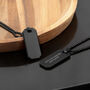 Personalised Men's Gunmetal Pendant Necklace, thumbnail 1 of 4