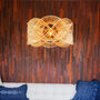 Garland Sculptured Rattan Lampshade, thumbnail 4 of 6