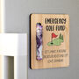 Personalised Emergency Golf Fund Money Holder Magnet, thumbnail 4 of 5