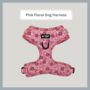 Pink Floral Dog Harness, thumbnail 1 of 4