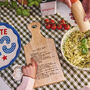 Personalised Hand Written Recipe Paddle Board, thumbnail 1 of 6