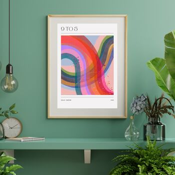 Dolly Parton Abstract Song Painting Art Print, 2 of 4