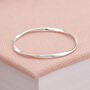Sterling Silver Soft Twist Bangle, thumbnail 1 of 5
