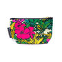 Washable Makeup Bag Colourful Tropical Flowers, thumbnail 9 of 9