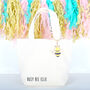 Personalised Canvas Bag With Bee Keyring, thumbnail 1 of 4