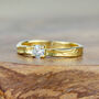 Tinkerbell Gold 0.25ct Diamond Engagement Ring, thumbnail 3 of 8
