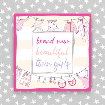 Brand New Twins Card Boys/ Girls, 2 of 2