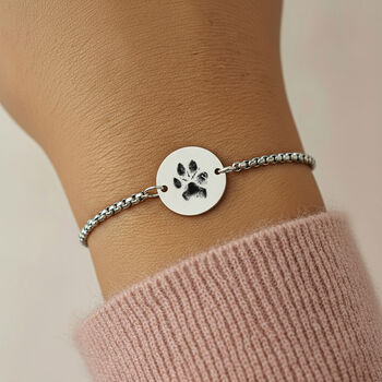 Custom Paw Print Bracelet, 6 of 7
