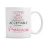 Personalised Acceptable To Drink Pink Ceramic Mug, thumbnail 5 of 5