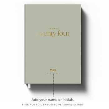 2024 Personalised Diary And Notebook Letterbox Gift Set, 8 of 12