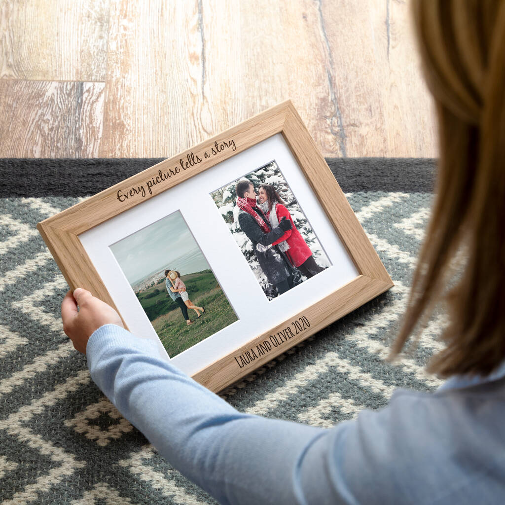 Personalised Every Picture Tells A Story Photo Frame By Mirrorin Notonthehighstreet Com