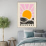 Bauhaus Sun Mid Century Print, thumbnail 3 of 4