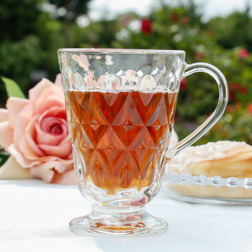 set of four diamond mulled wine mugs by dibor