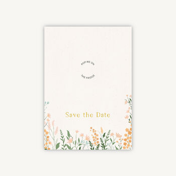 Summer Meadow Wooden Magnet Save The Date, 2 of 6