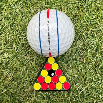 Snooker Balls Golf Ball Marker, 4 of 4