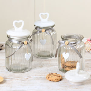 Coffee Tea And Sugar Canisters Amore Tea Coffee And Sugar Storage Jars Gift Set