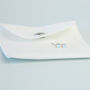 Sterling Silver Moonstone Crystal Stud Earrings, thumbnail 3 of 4