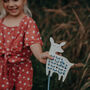 Wooden Lacing Toy Emily The Deer, thumbnail 1 of 5