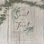 Botanical Personalised Love Is Sweet Wedding Party Sign Clear, thumbnail 2 of 6