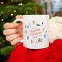 'Merry Christmas' Retro Mug, thumbnail 1 of 7