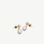 Freshwater Pearl Drop Earrings, thumbnail 3 of 3