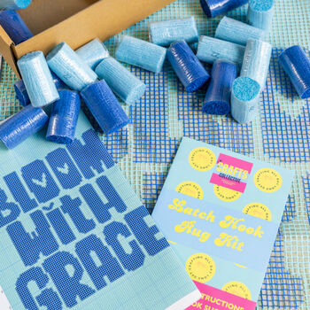 Bloom With Grace Latch Hook Rug Craft Kit, 5 of 5