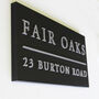 Personalised Large House Sign Three Lettering Colours, thumbnail 2 of 3