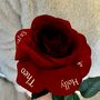 Personalised Fabric Rose Ideal Engagement Wedding Gift, thumbnail 1 of 6