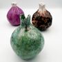 Handmade Ceramic Pomegranate Metallic Green, thumbnail 7 of 8