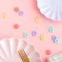 Colourful Reusable Spring Flower Table Confetti, thumbnail 1 of 2
