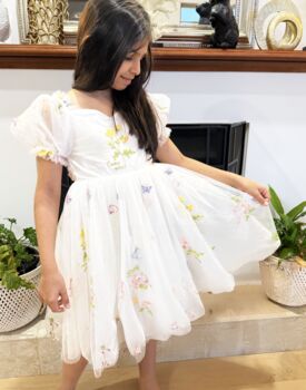 Charlee In Ivory White ~ Flower Girl /Party Dress, 4 of 9